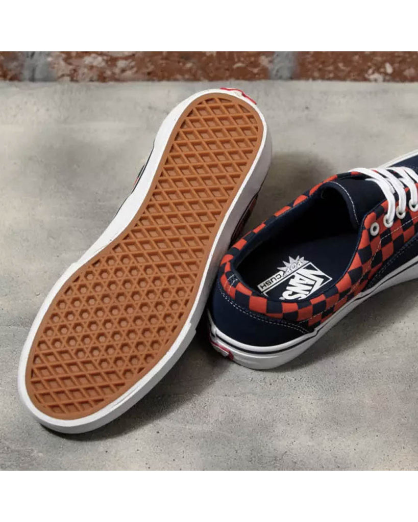 vans checkered orange