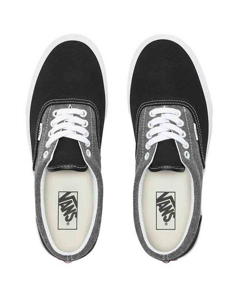 VANS ERA CHAMBRAY CANVAS BLACK T 