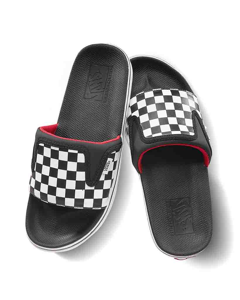 vans ultracush checkered sandals