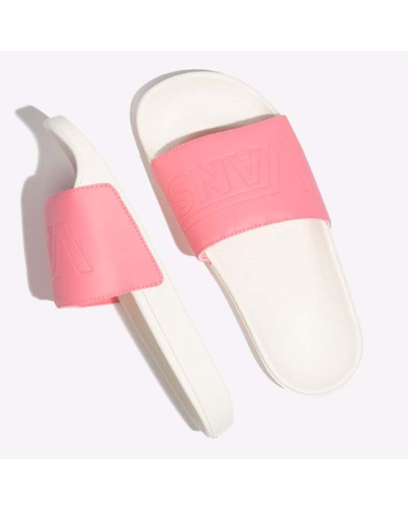 pink vans slides