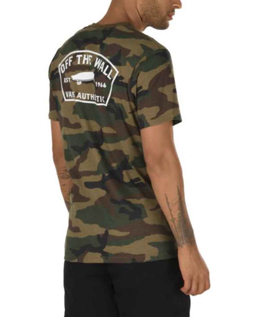 vans camo t shirt