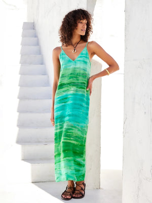 Jade Maxi Dress in Tie-Dye - The NKC Store