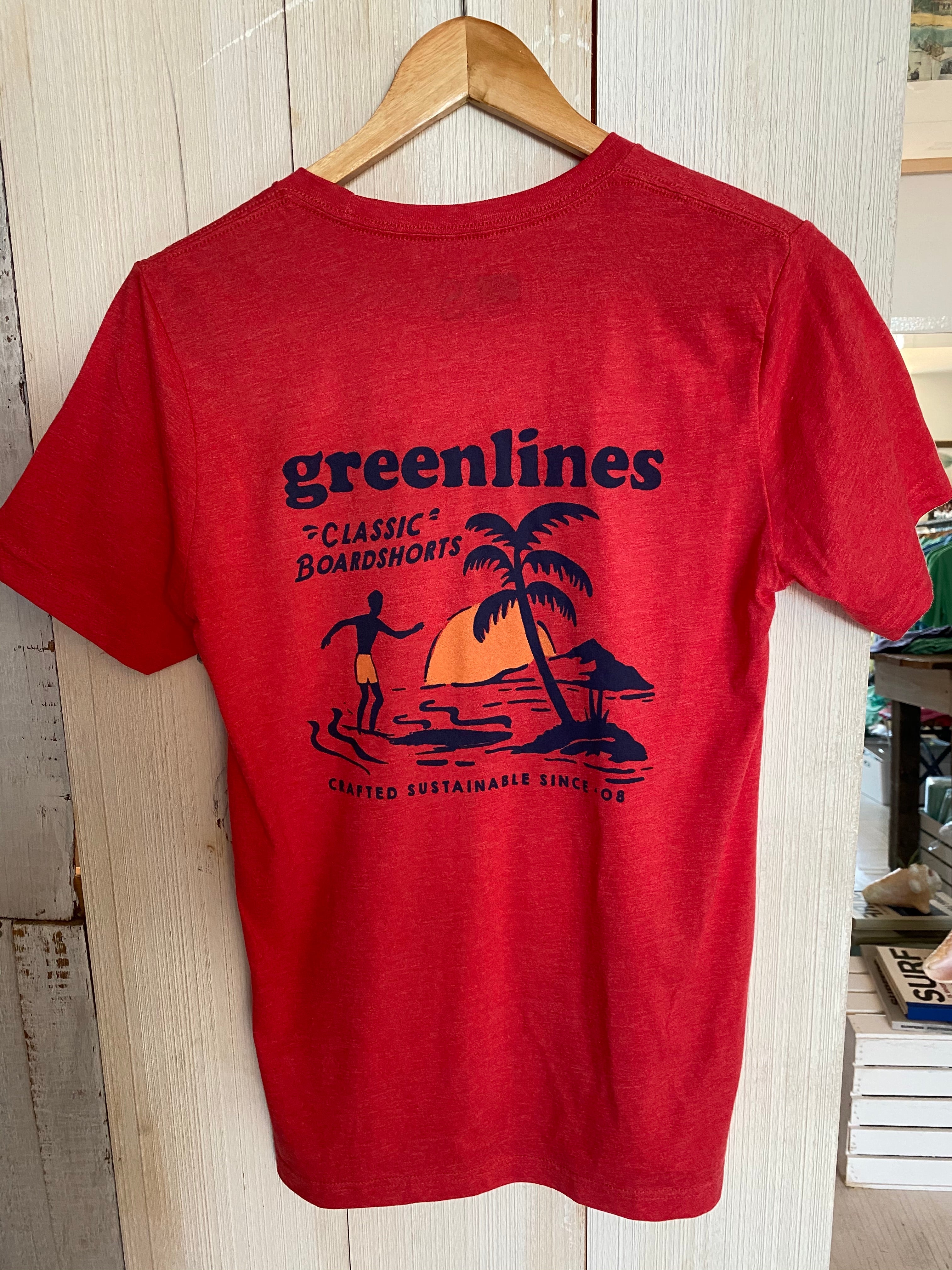 Greenlines Surfer T Red