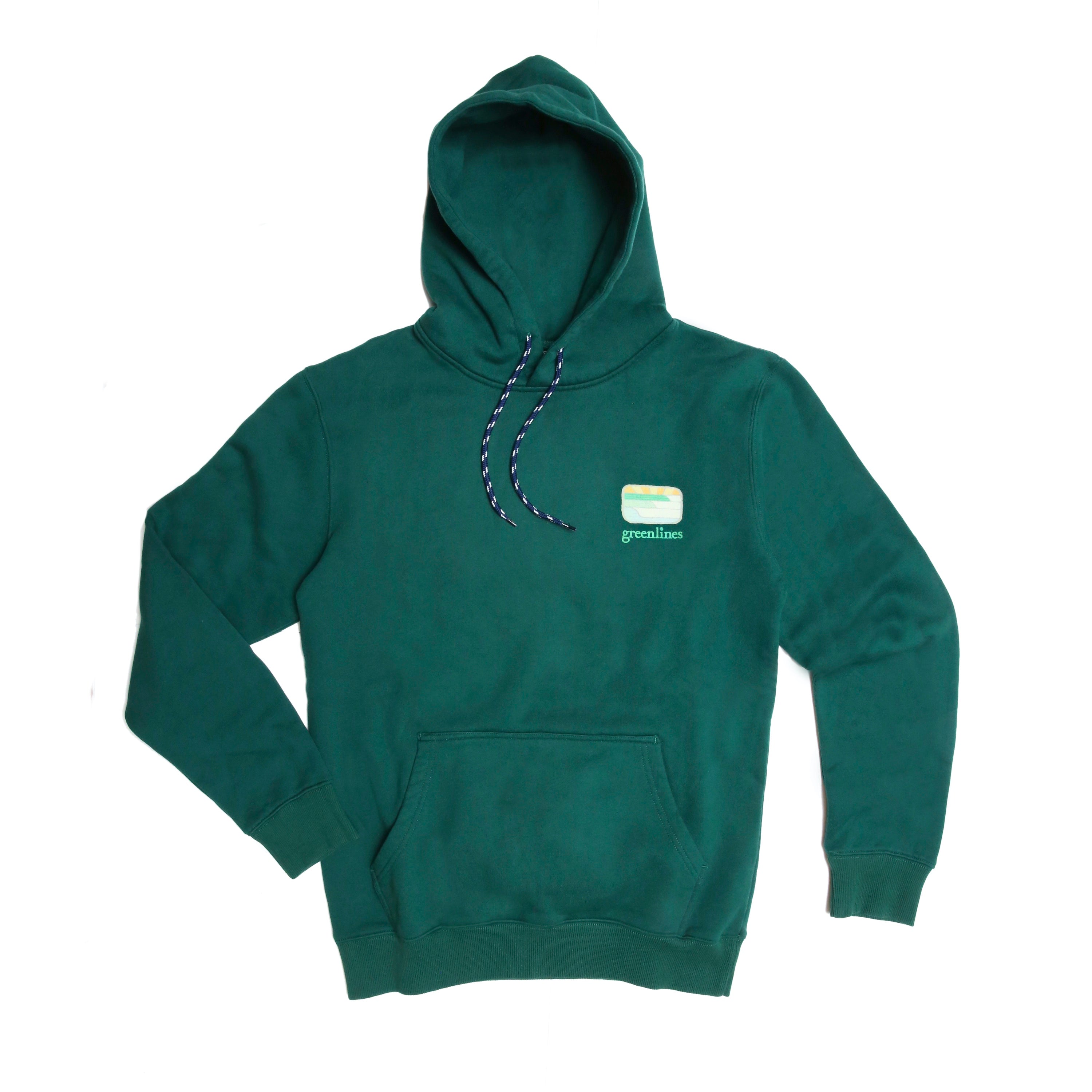 Greenlines Premium Garment dyed Logo Sweatshirt Pullover