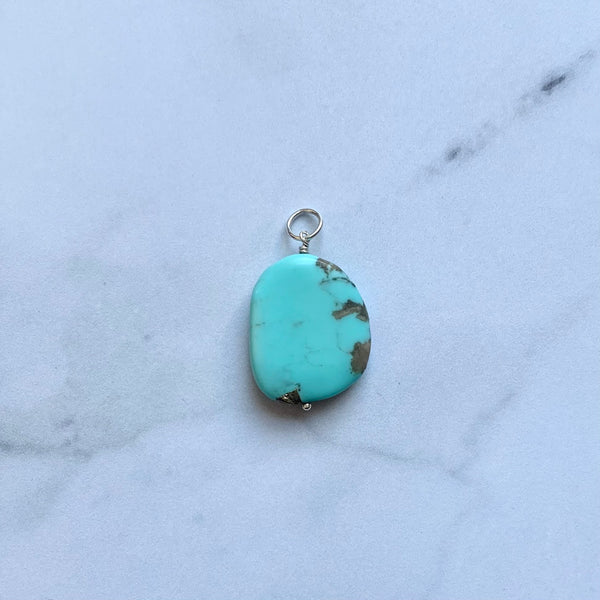 Turquoise Slab Necklace- TEXAS MADE! – Shop Texas Boutique