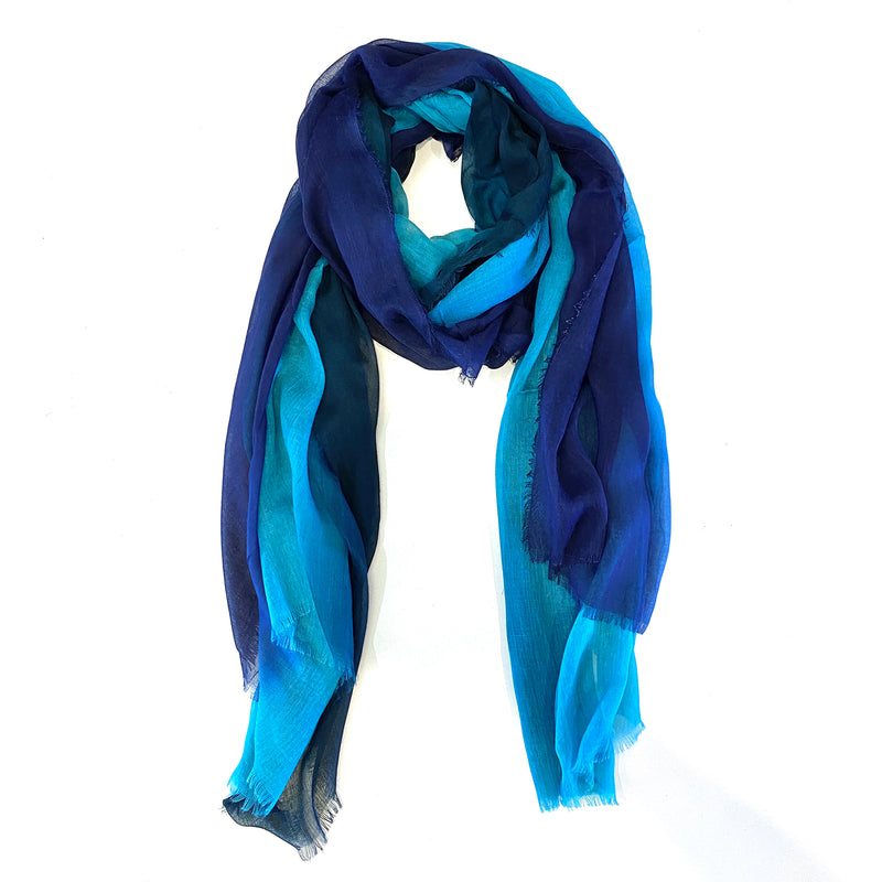 turquoise cashmere scarf