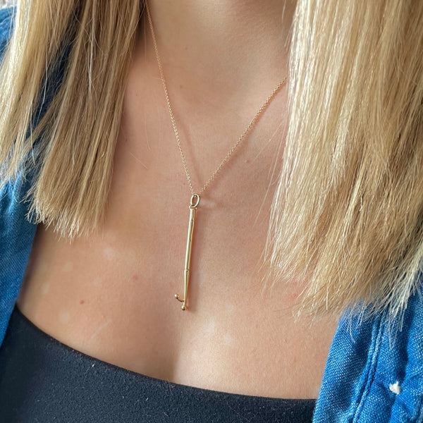 Sideways Boat Hook Necklace – The Golden Cleat