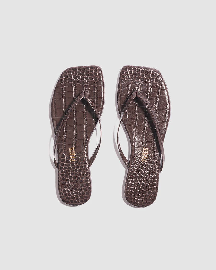 TKE Square Toe Flip Flops