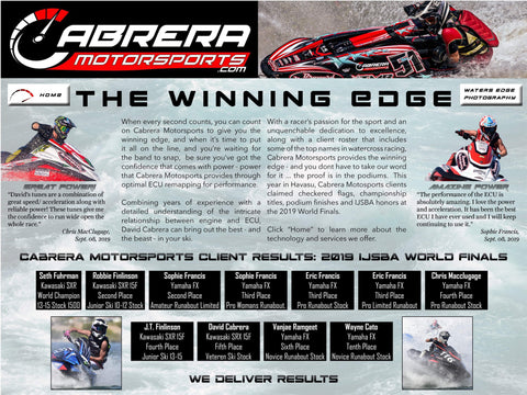 Cabrera MotorSports the Winning Edge