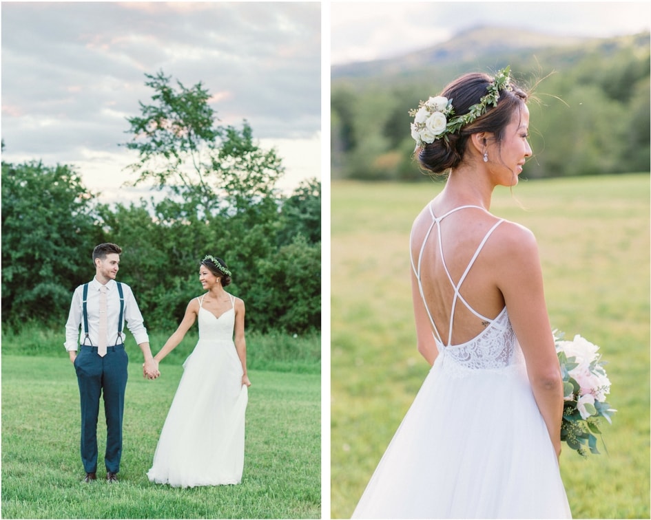 simple beaded wedding dress 