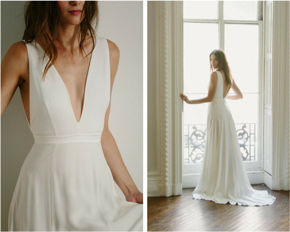 simple bridal gown 