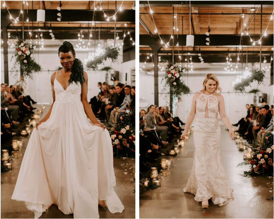 unique wedding dresses for fashion show 