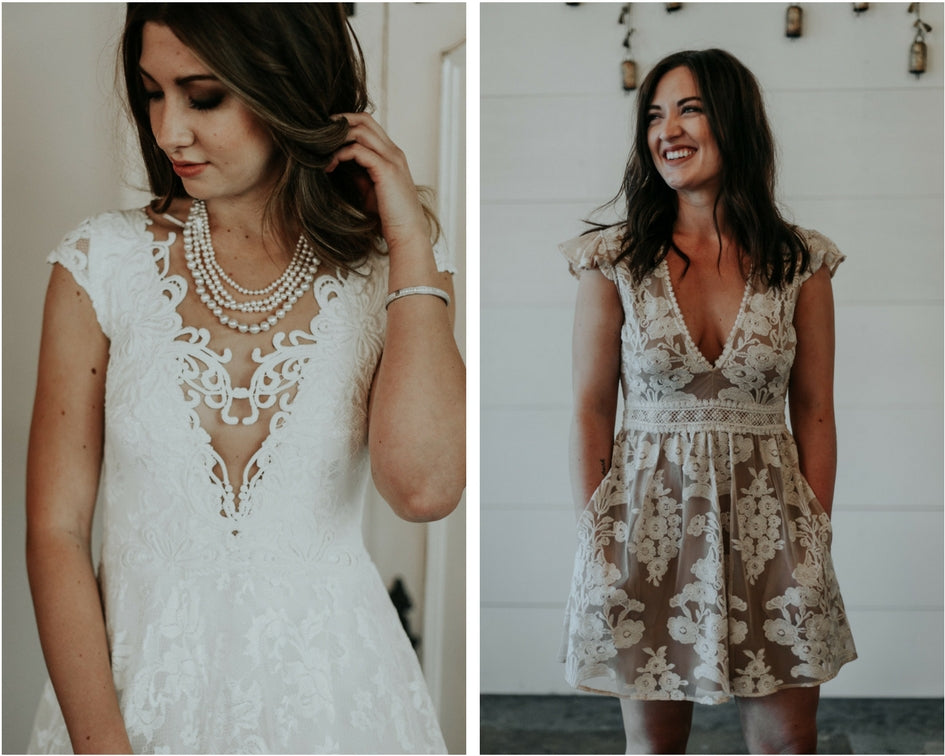 reception and rehearsal dinner dresses