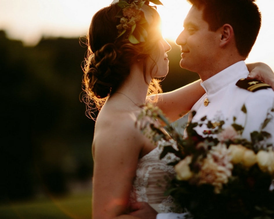 Bride and groom