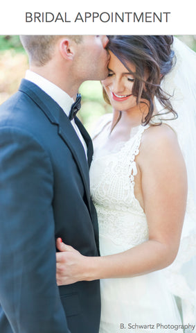 wedding dress from Emma & Grace Bridal