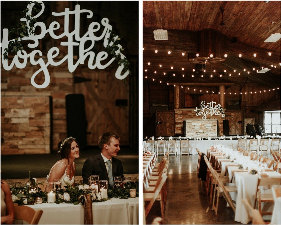 spruce mountain ranch wedding reception