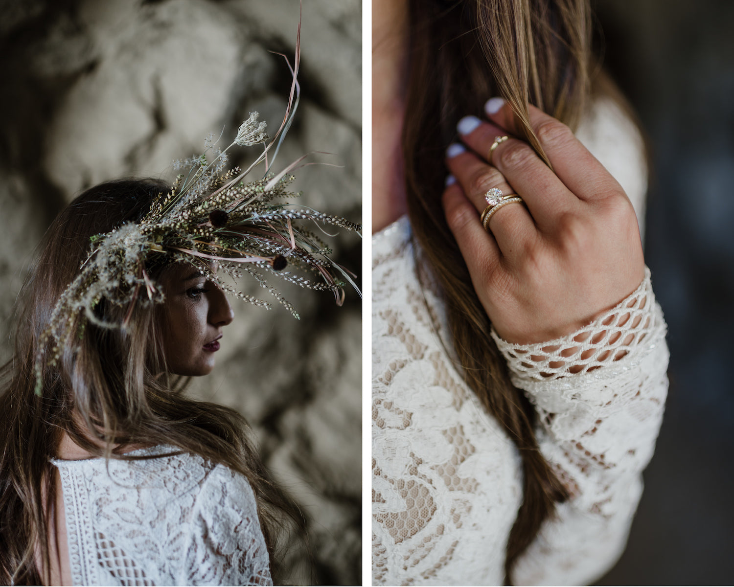 long sleeve lace wedding gown 