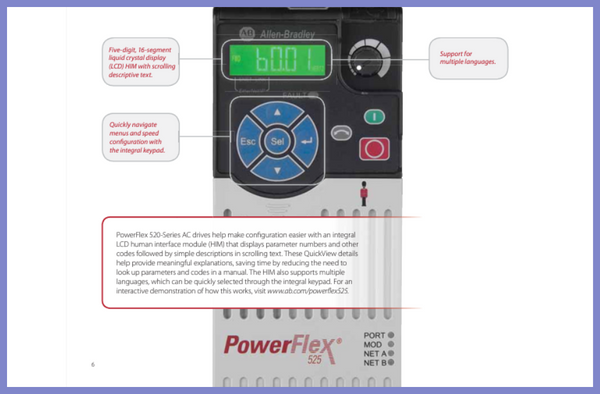 PowerFlex 520 Ease of Programming