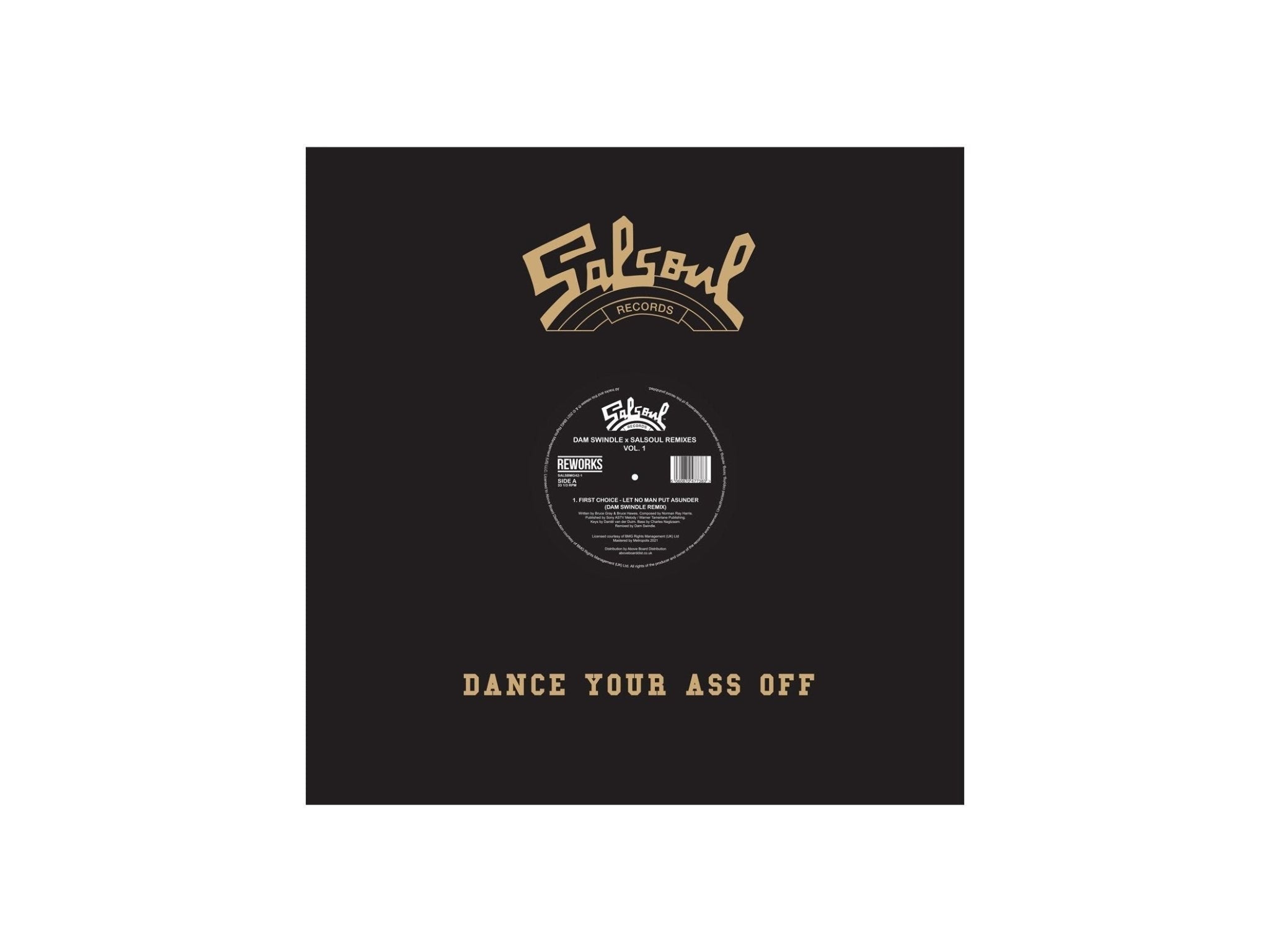 Dam Swindle X SalSoul - Remixes Vol.1 - 12"