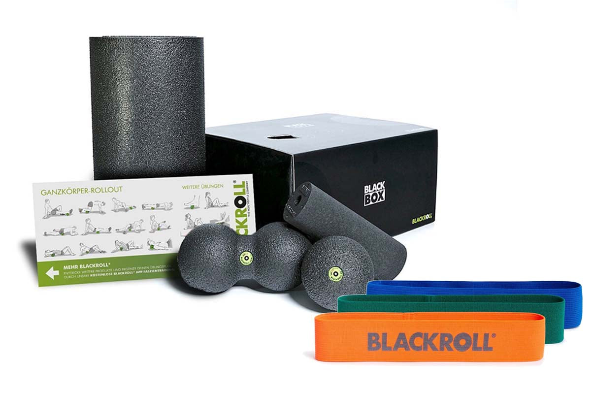 Foam Roller Set for your home gym equipment BLACKROLL BLACKBOX