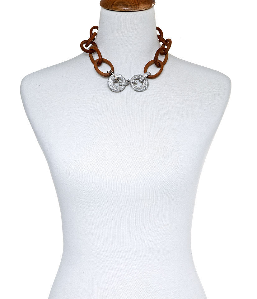 Wood LInks Necklace – Frankli Wild