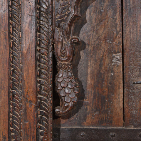 Old Carved Indian Window From Hyderabad - 19thC | Indigo Antiques