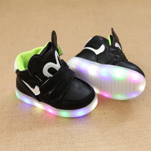 2017 new children's shoes boy light 