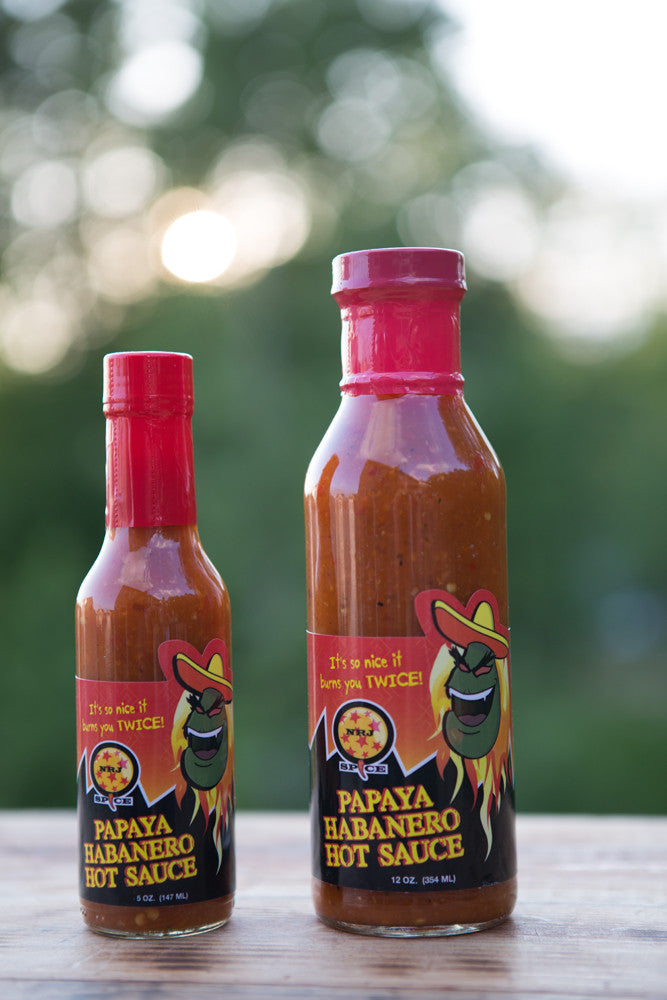 12 oz. Papaya Habanero Hot Sauce – NRJSPICE FOOD LLC