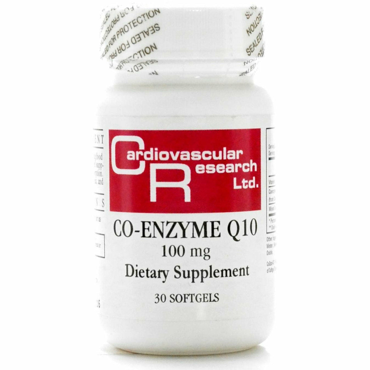 CoEnzyme Q10 100 mg | 30 gels | Ecological Formulas