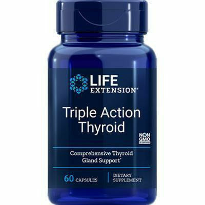 Image of Triple Action Thyroid 60 vegcaps by Life Extension