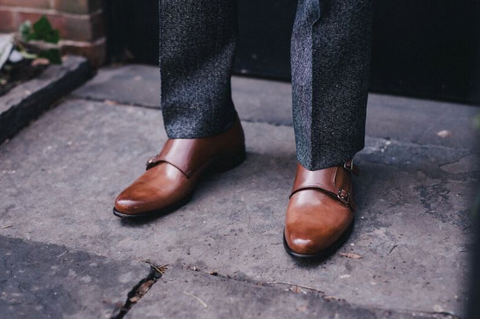 paul evans double monk strap