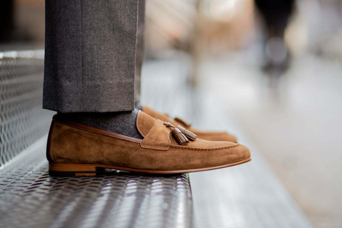 The James Unlined Tassel Loafer - Martora