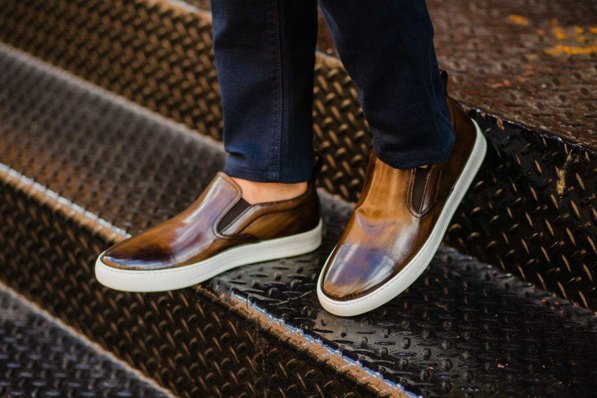 Slip-On Sneaker - Brown