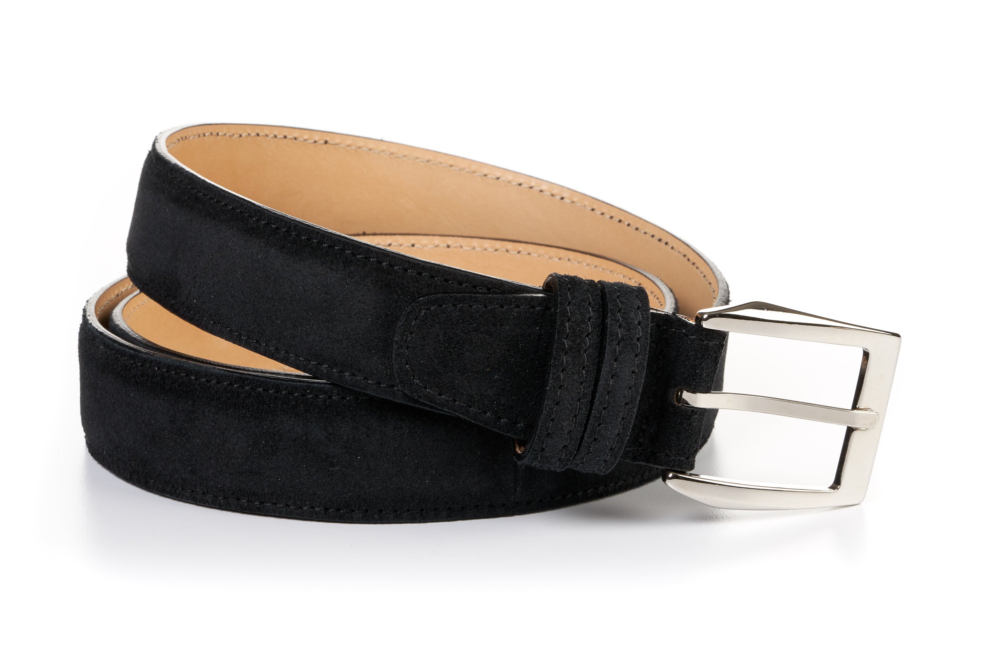 Ramsey - O Ring Italian Suede Belt