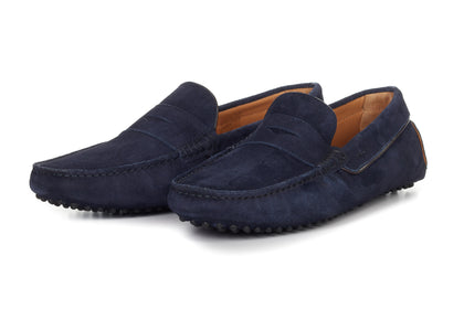 blue suede casual shoes