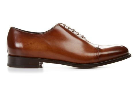 The Bogart Split Cap-Toe Oxford - Havana Brown