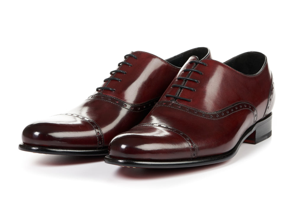 oxblood brogues