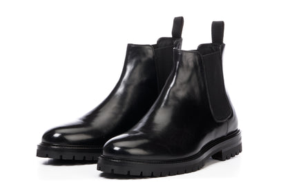 rubber soled chelsea boots