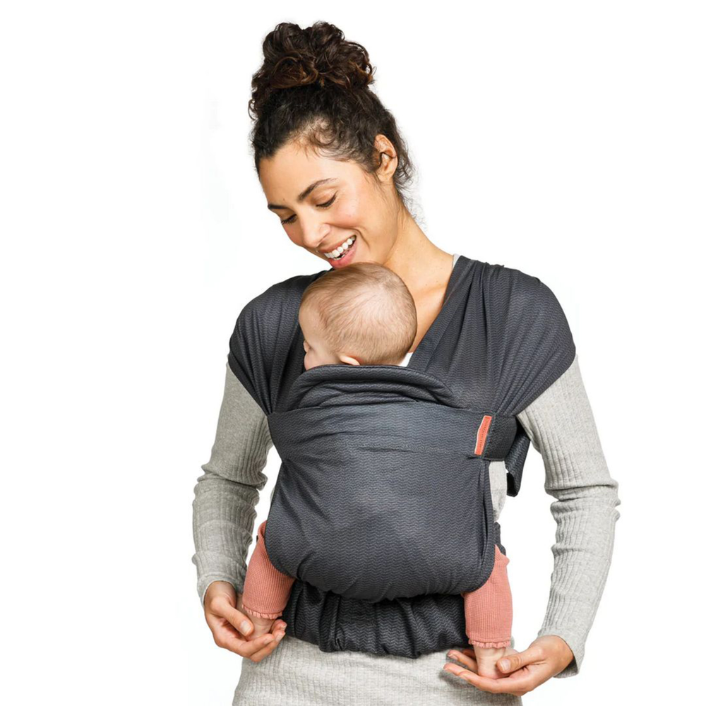 Infantino Hug & Cuddle Adjustable Hybrid Wrap Carrier Black-image-8