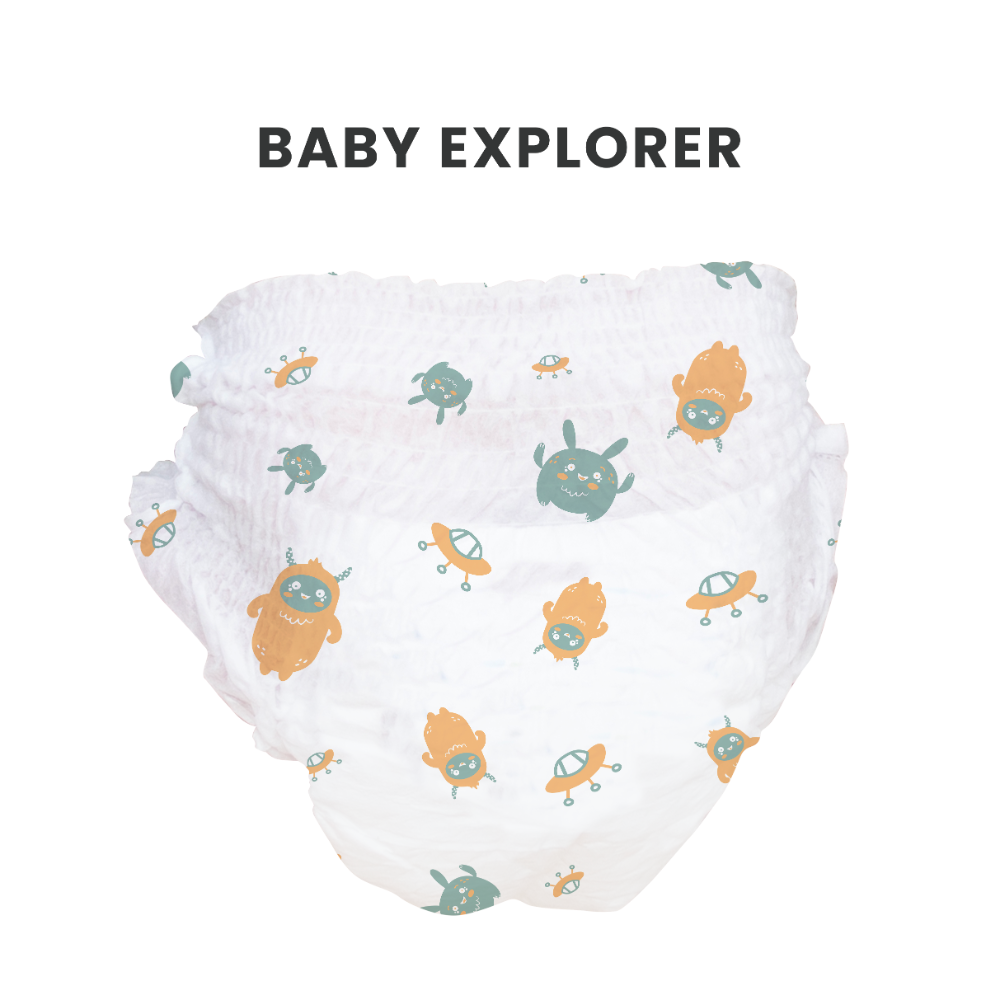 Allter Organic Bamboo Pant Style Diapers - L (24 pieces) - Image 6
