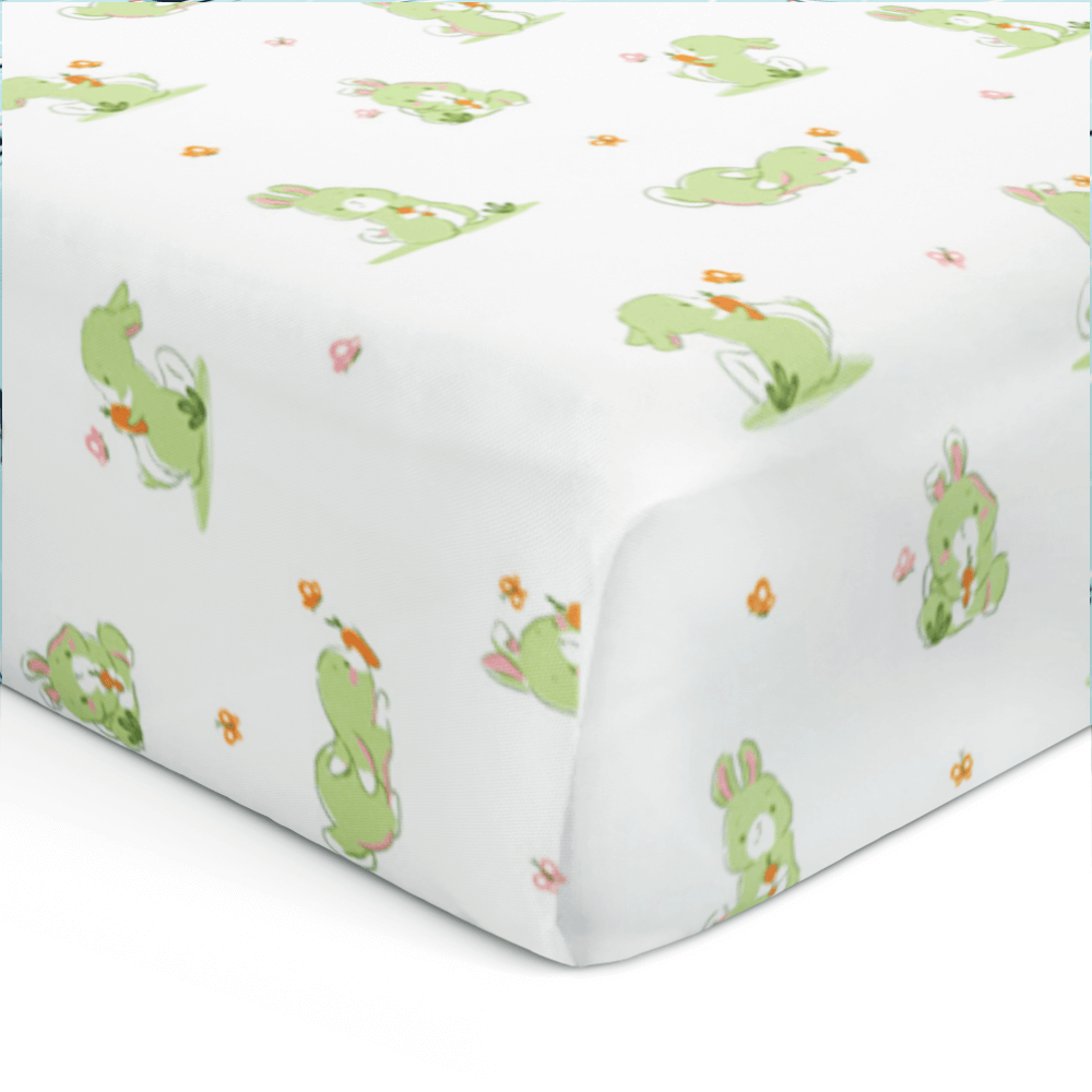 The White Cradle Flat Bed Sheet for Baby Cot & Mattress - Image 8