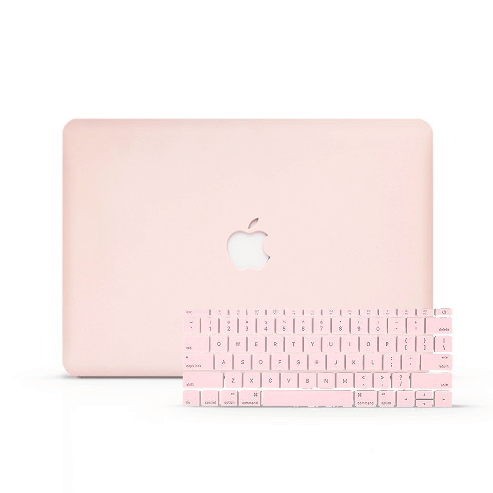 pink apple laptop cover