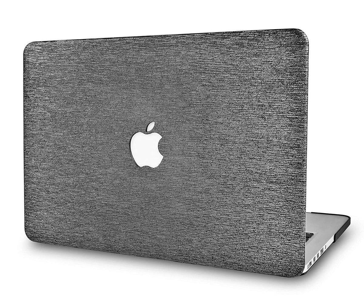 LuvCase Macbook Case - Leather Collection - Silver Grey Leather – Luvcase