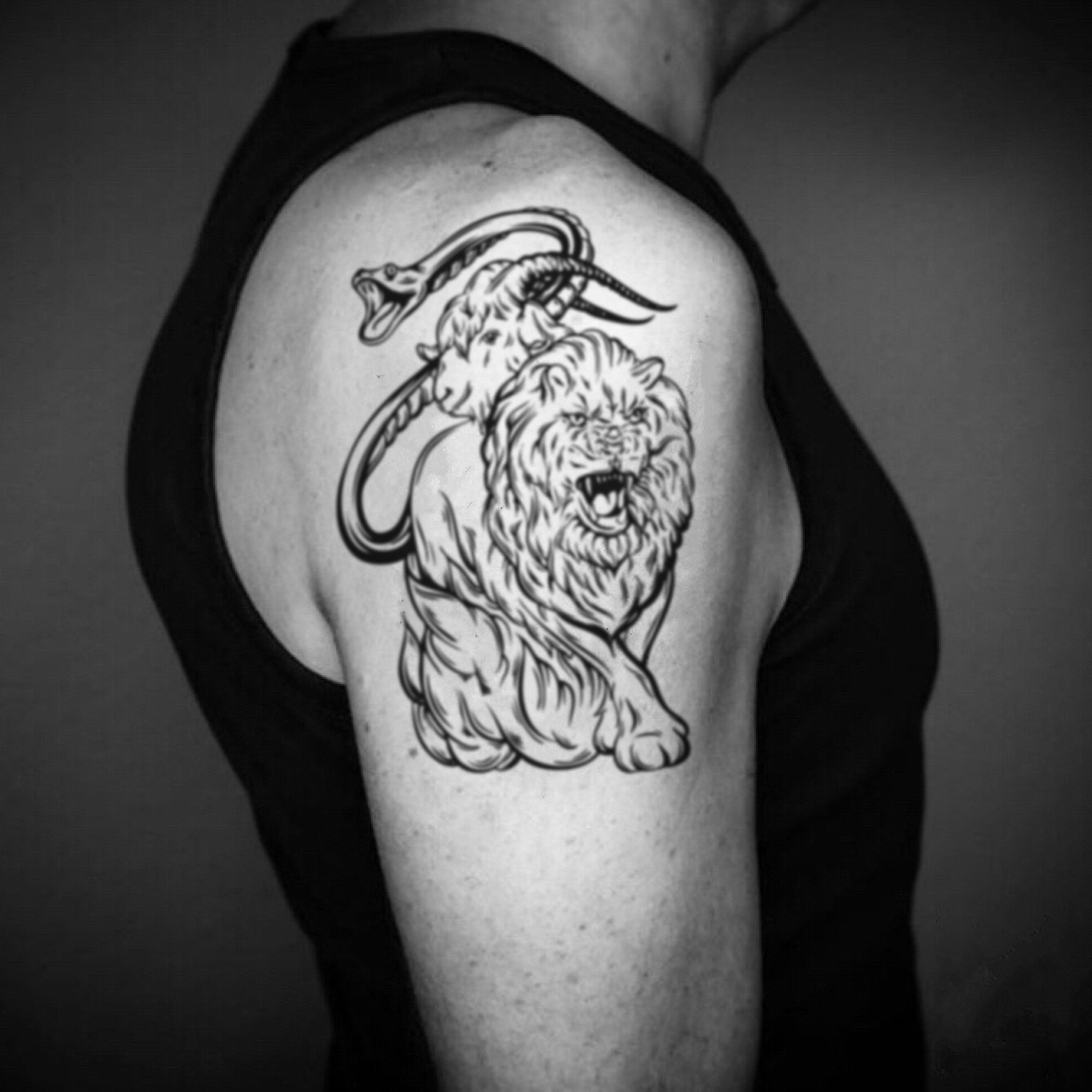 japanese chimera tattoo