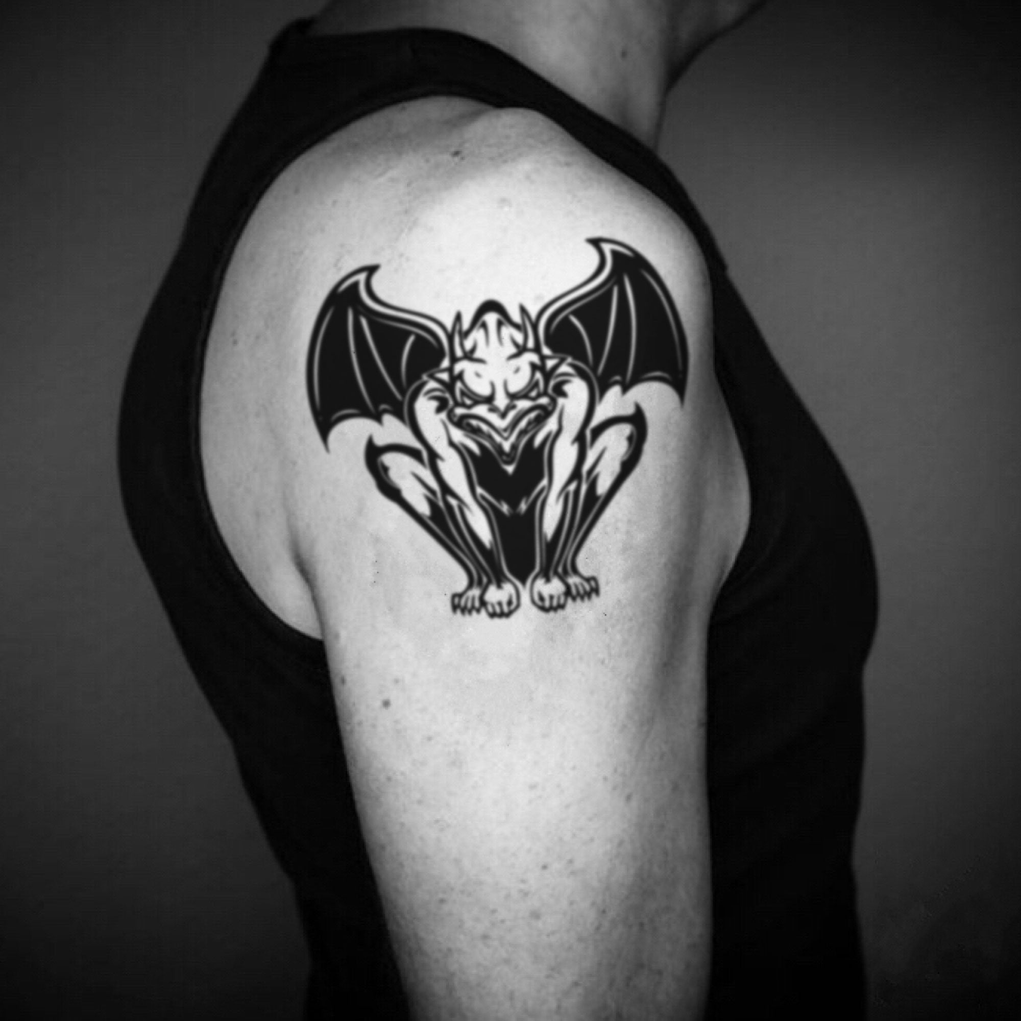 Gargoyle tattoo  Tattoos for guys Gargoyle tattoo Hand tattoos