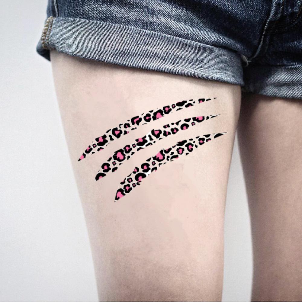 leopard print tattoo by sannedehaan on DeviantArt