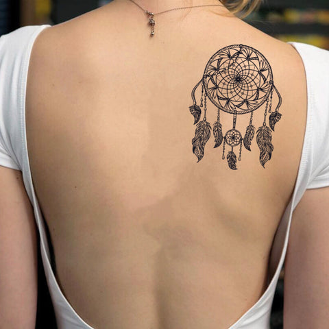 2015 New Beautiful Womens Art Tattoos 1pcslot Black Temporary Tattoo  Stickers Sleeve Bohemian Tattoo Designs For Women  AliExpress Beauty   Health