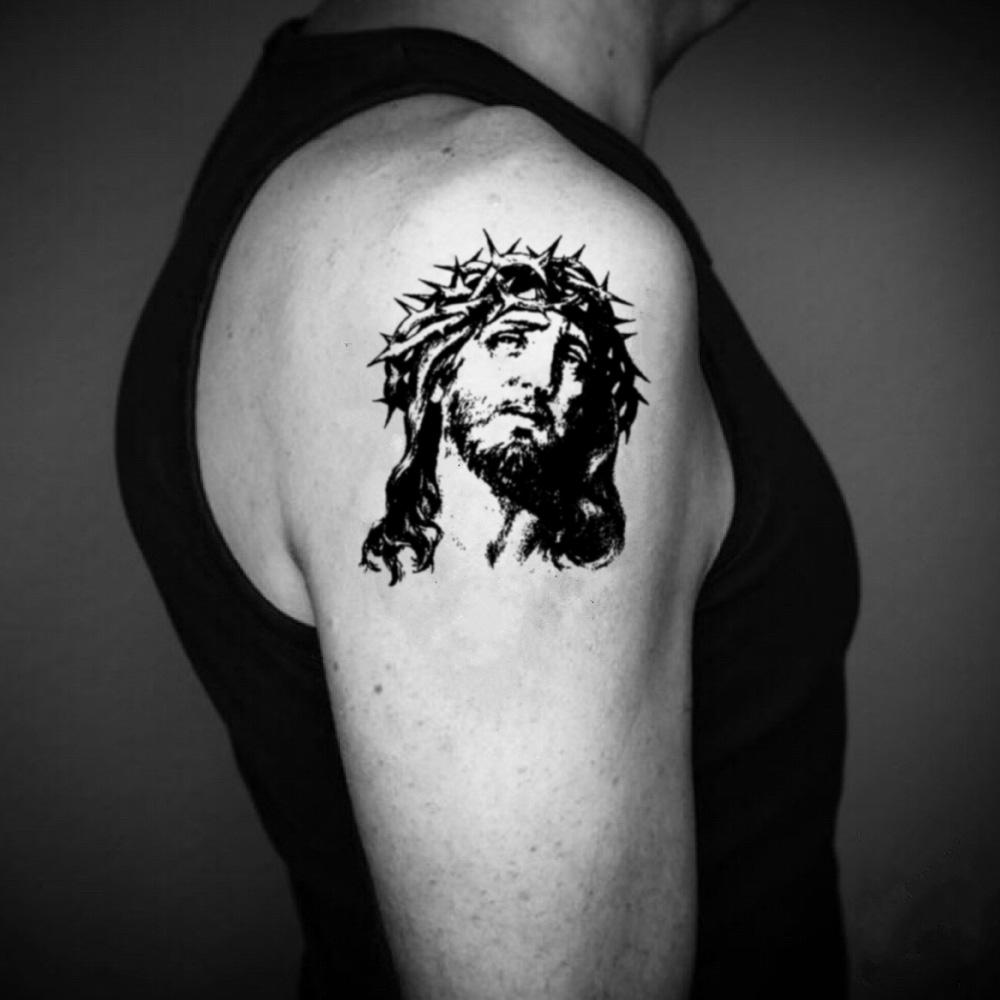 61 Classic Jesus Tattoos On Shoulder  Tattoo Designs  TattoosBagcom