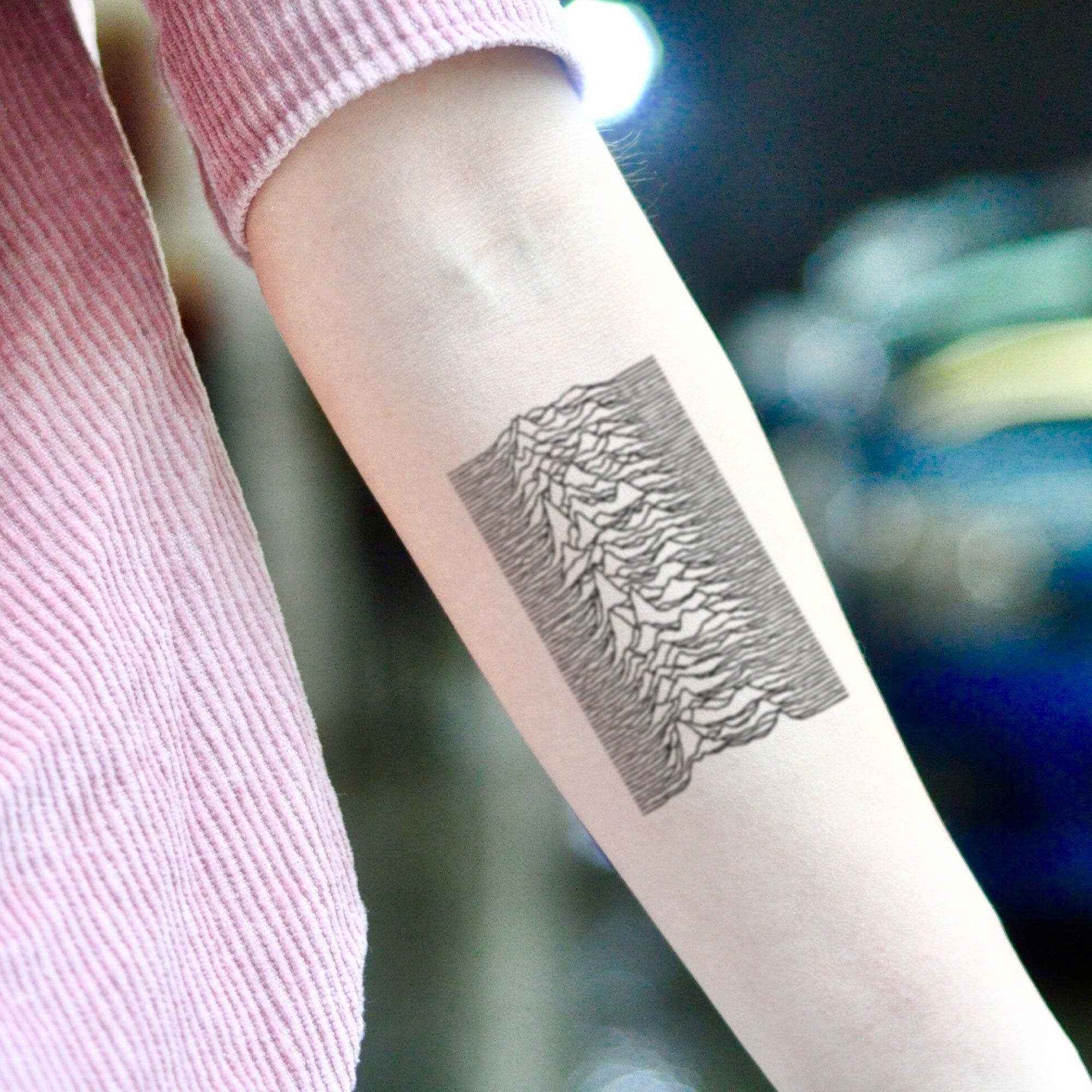 Joy Division Unknown Pleasures by Pat Manley at Silver Shamrock Tattoo Co  in Lock Haven PA  rtattoos