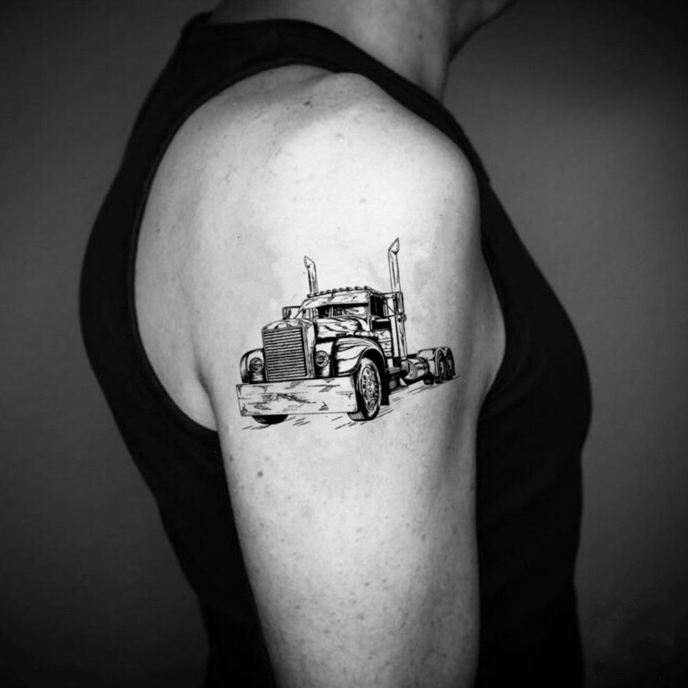 trucker in Tattoos  Search in 13M Tattoos Now  Tattoodo